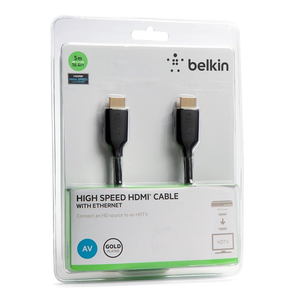 bh skinke komme til syne Belkin High Speed 5M HDMI Cable (F3Y021bt5M) – Network Solutions