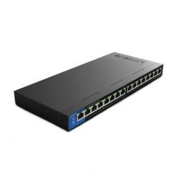 Linksys 16-Port Business Desktop Gigabit PoE+ Switch (LGS116P)